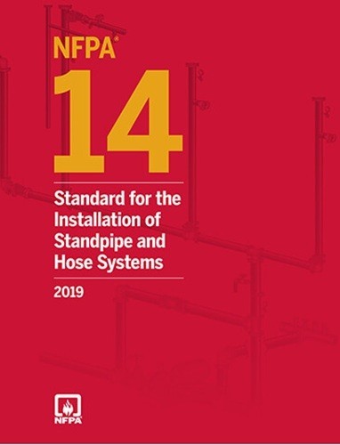 NFPA 14, Standard for the Installation of Standpipe and Hose 2019 PB USA STOCK