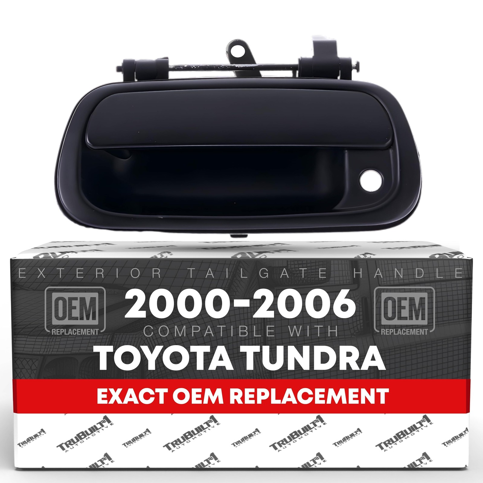 Tailgate Handle Assembly Replacement - Compatible with 2000-2006 Toyota Tundr...