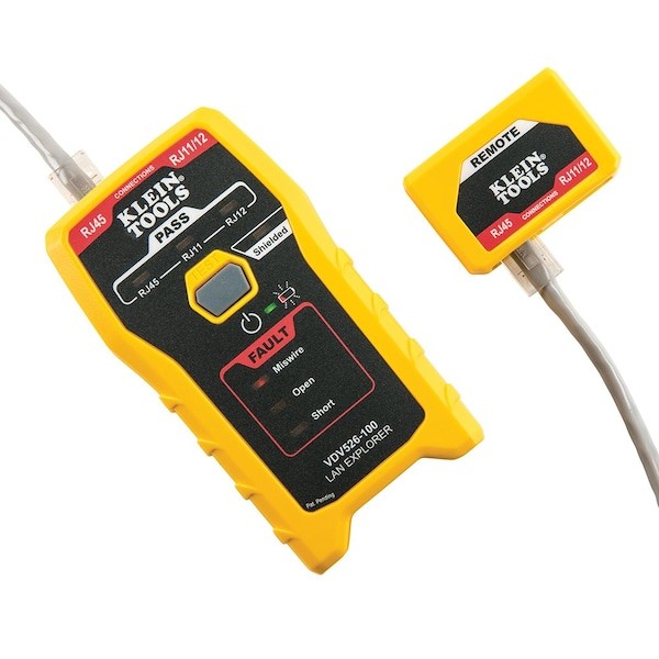 Klein Tools Vdv526-100 Network Cable Tester, Lan Explorer Data Cable Tester