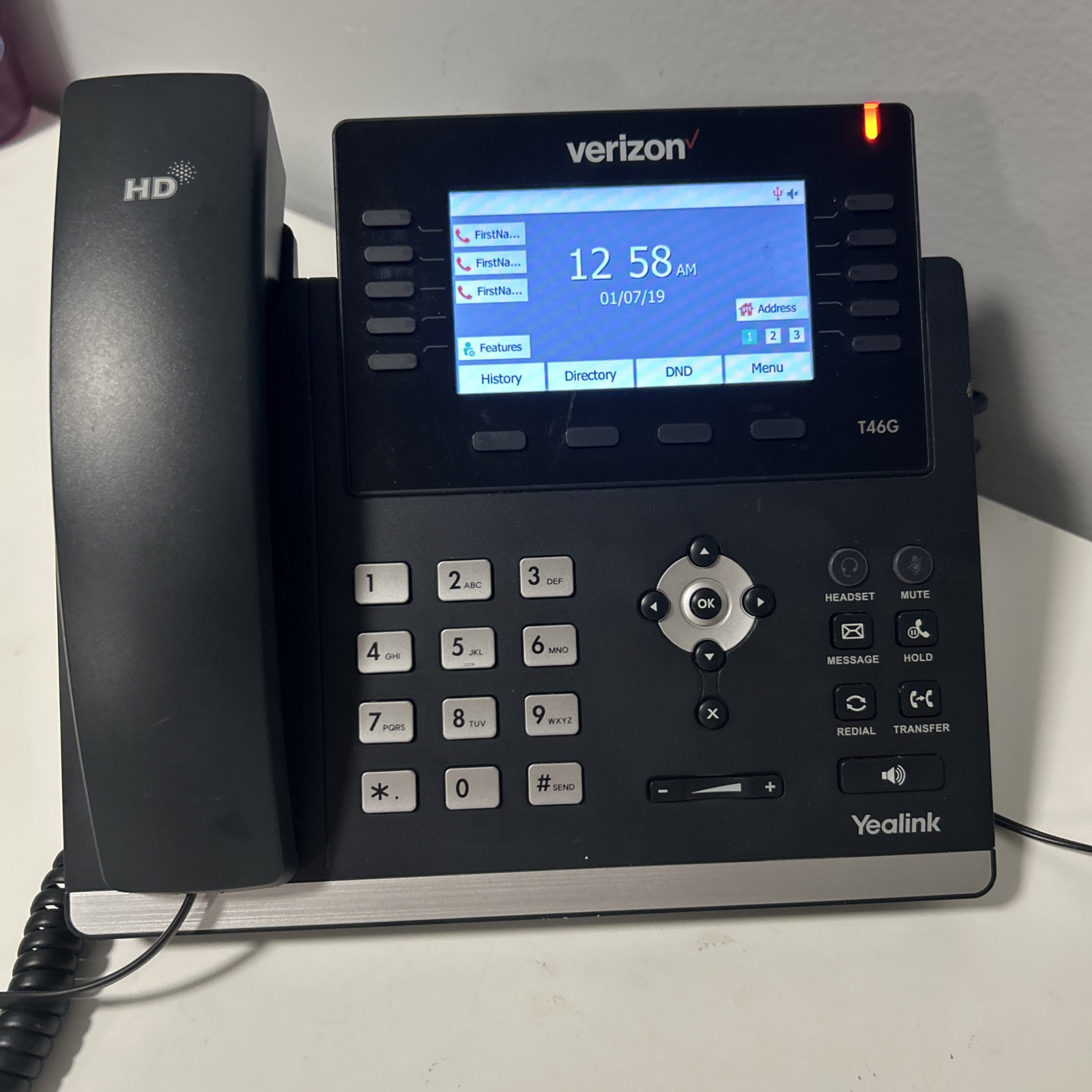 Yealink T46G Telephone Handset HDGigabit POE IP SIP-T46G Phone