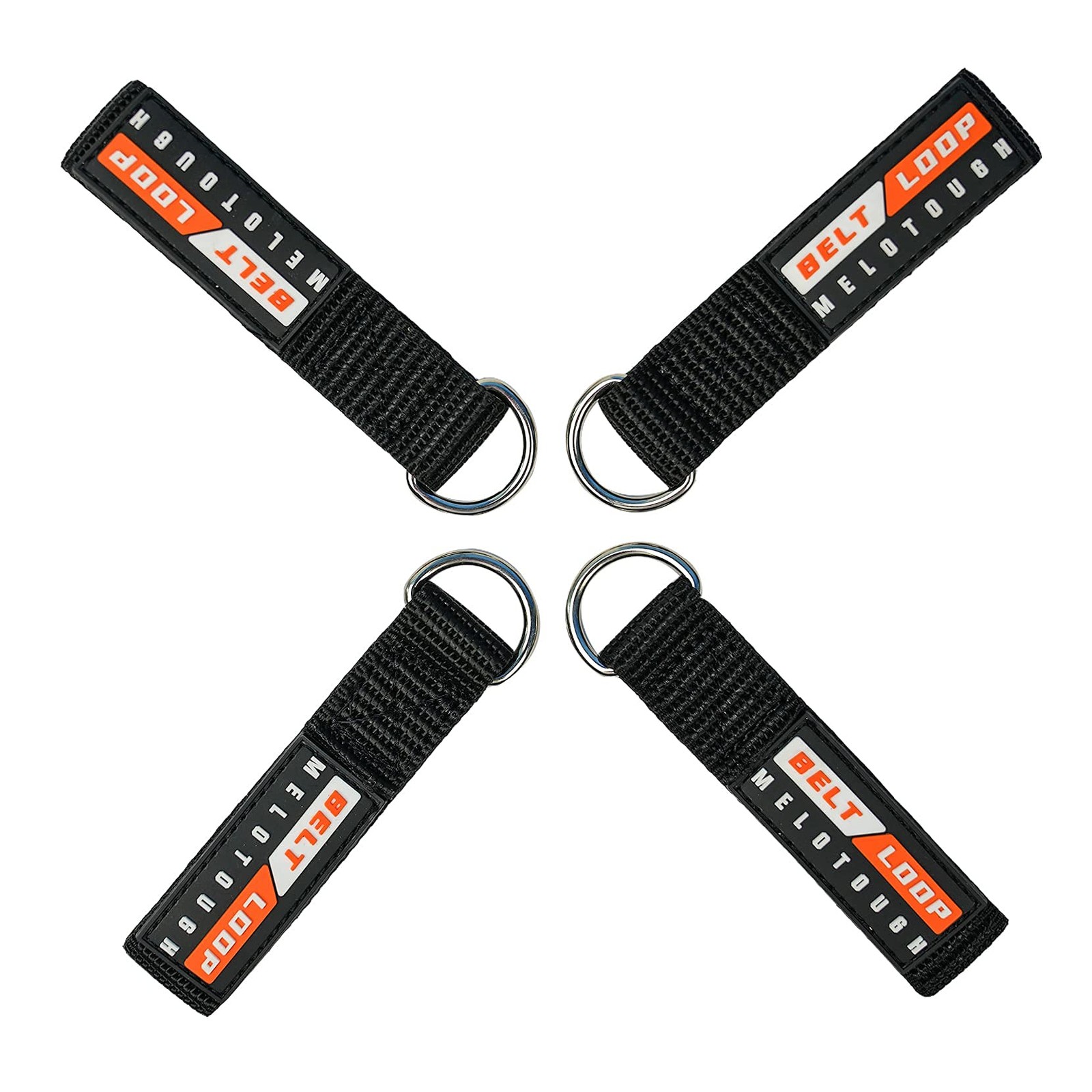 Heavy Duty Suspenders Loop Attachment for 2.25-2.5" Belts, 4 Pack