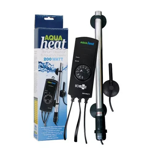 Aqua Heat Titanium 200W Watt Heater Reservoir Aquarium temp control submersible