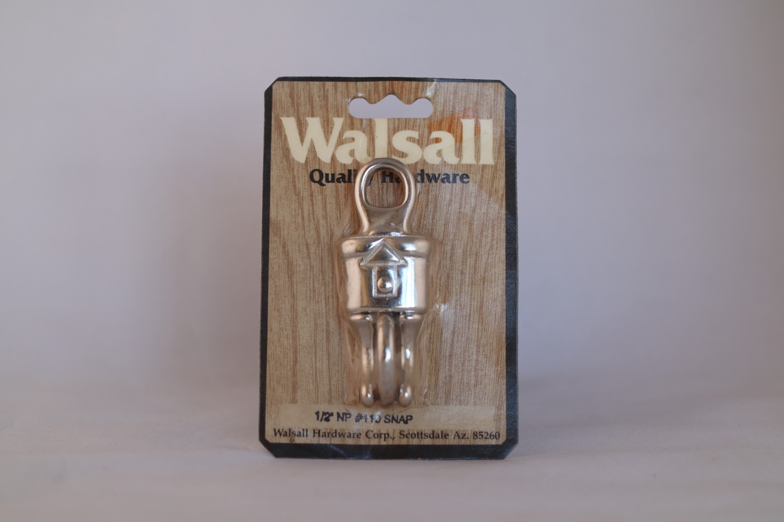 Walsall Horse Saddle Tack Hardware 1/2" Nickel Plated Snap/ Heavy Duty PKG of 1