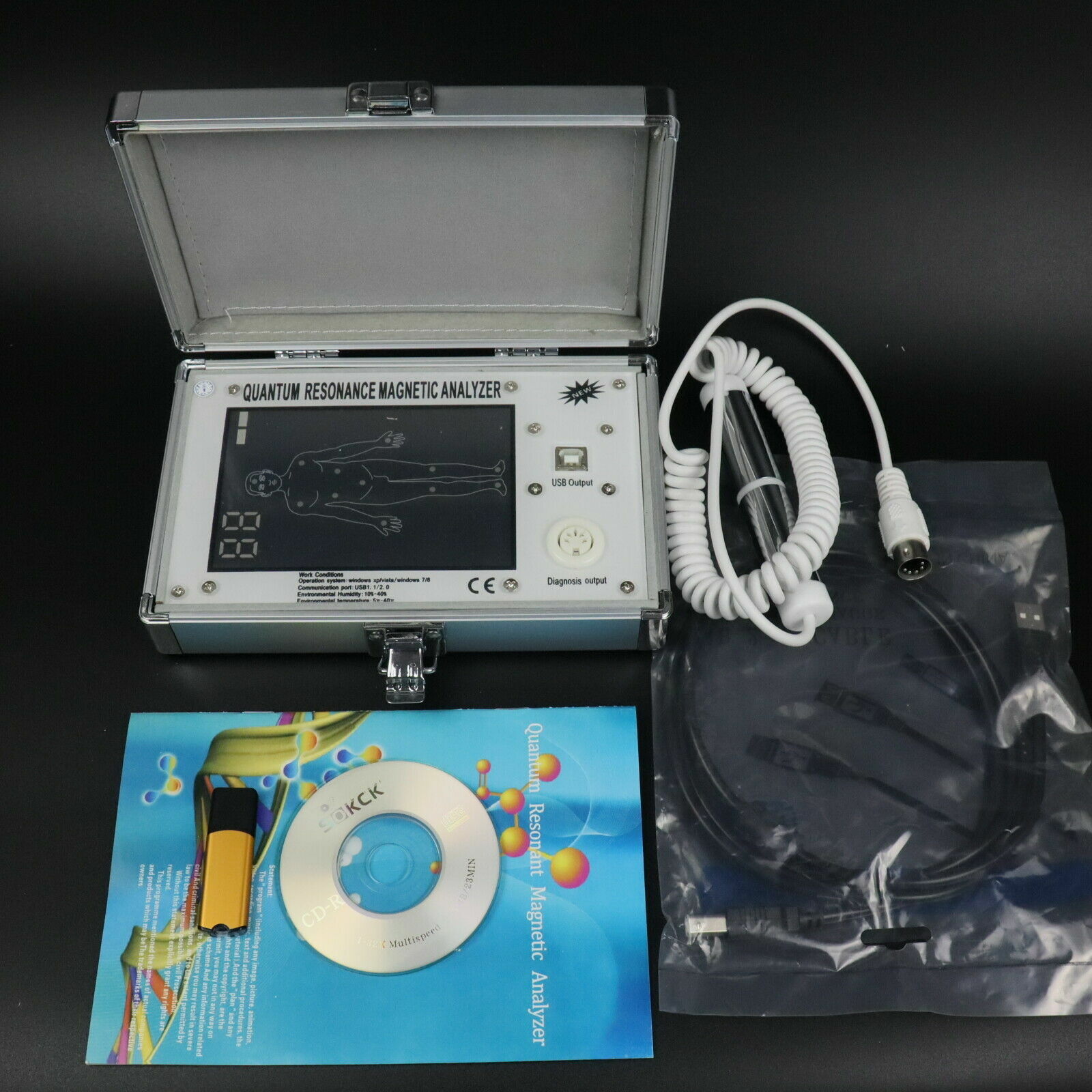 2026 Newest Version 4TH 52 Reports Quantum Magnetic Resonance Body Analyzer
