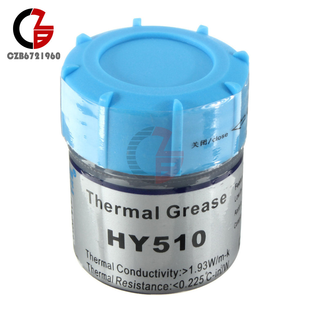 10pcs 20g Grey HY510 Thermal Conductive Grease Paste GPU CPU LED Chipset Cooling