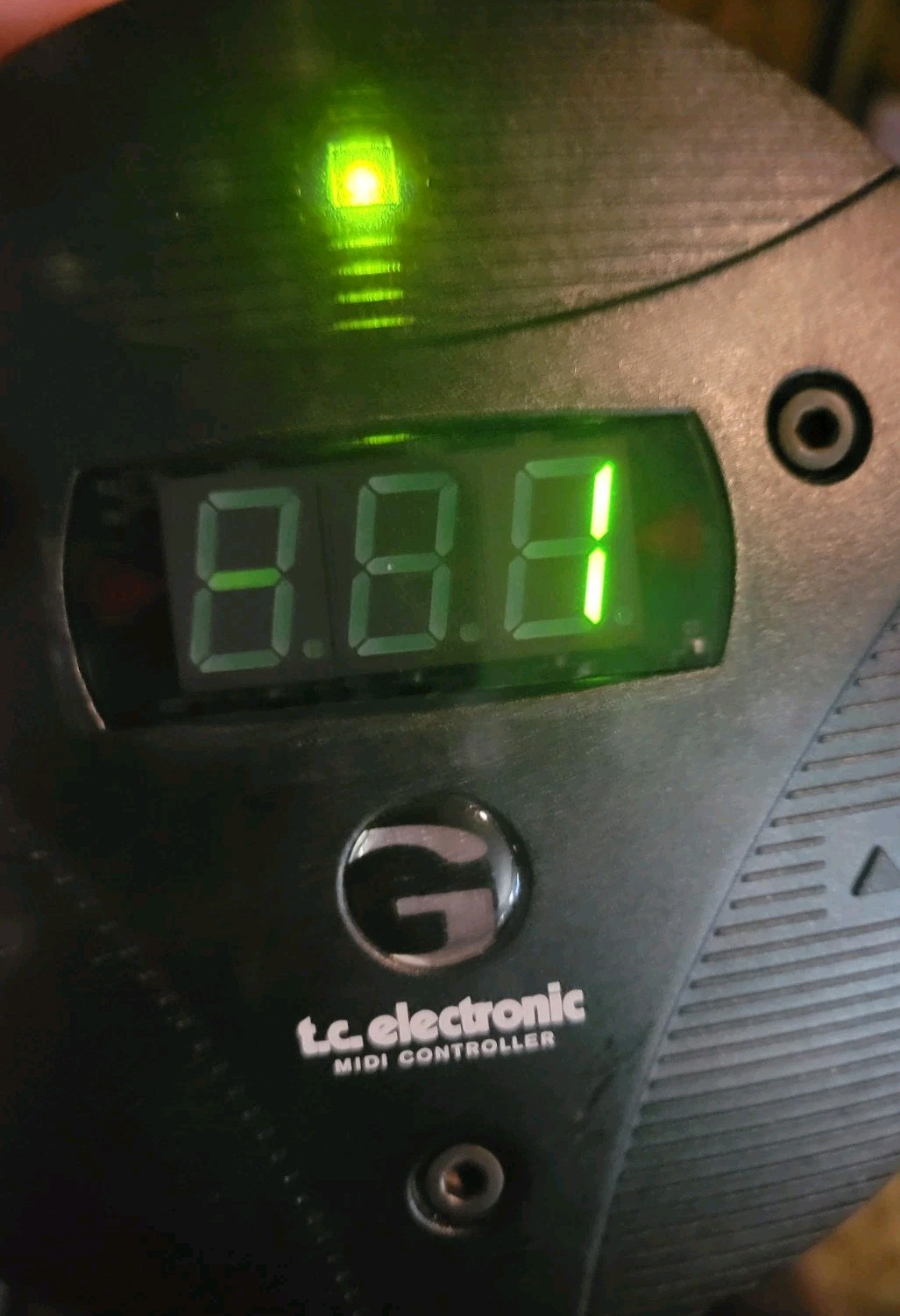 TC Electronic G-Minor MIDI FOOTSWITCH Controller Program Change Tap Tempo Tuner
