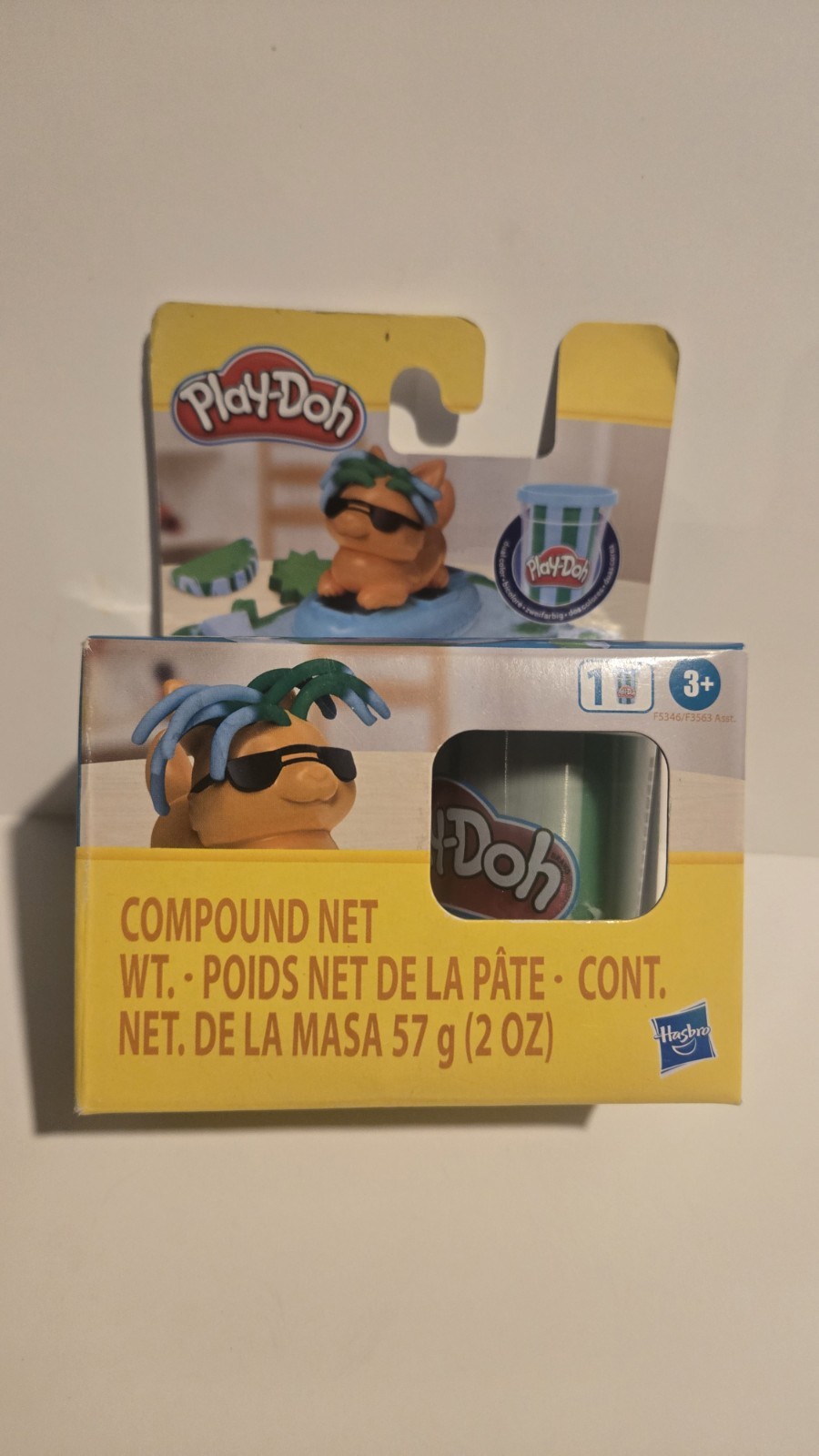 Play-Doh Beach Puppy Set New - Surfing Corgi Dog with Sunglasses & Mohawk Tool