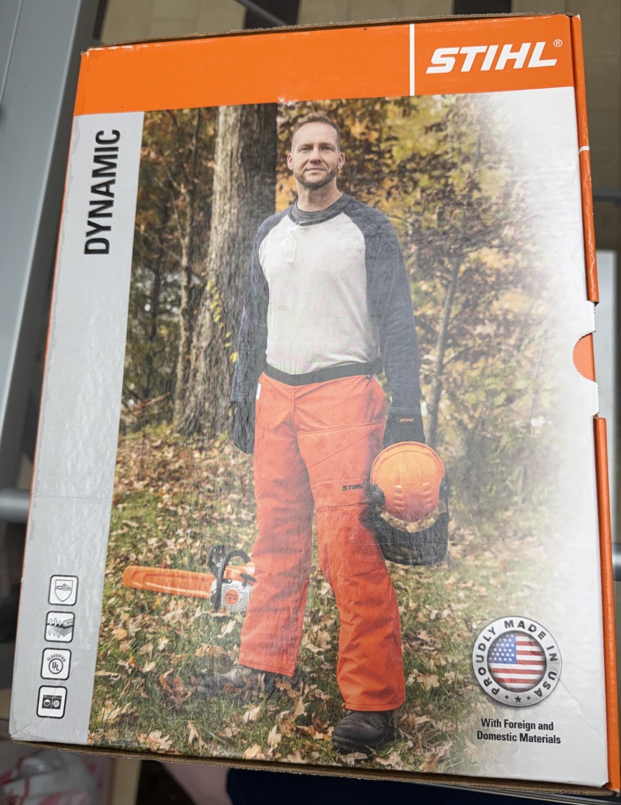 NEW STIHL Dynamic Apron Chaps Orange 36" Length 30"-42" Waist