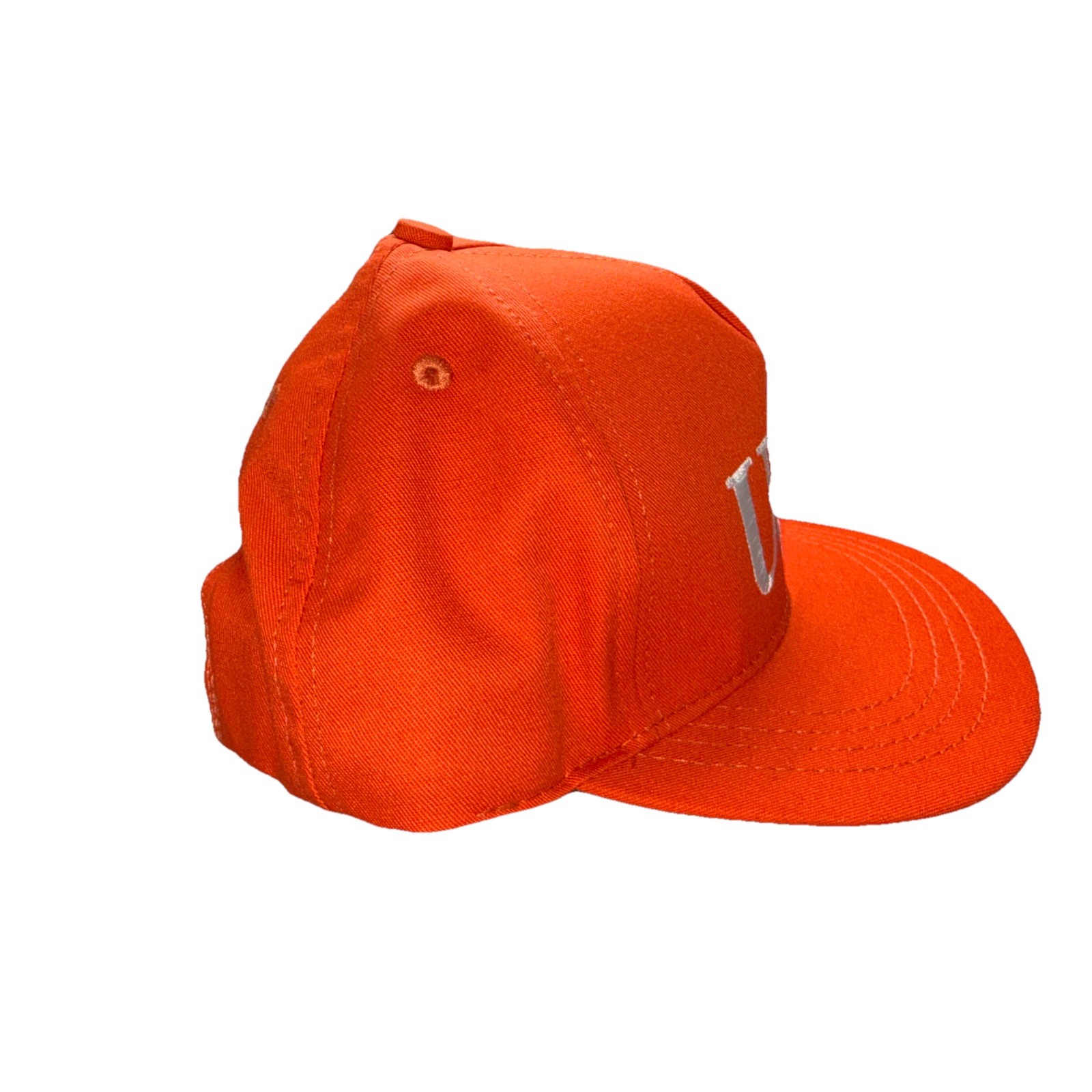 USA Youth Hat StrapBack Embroidered Orange Made In USA Cap Cali Fame Small