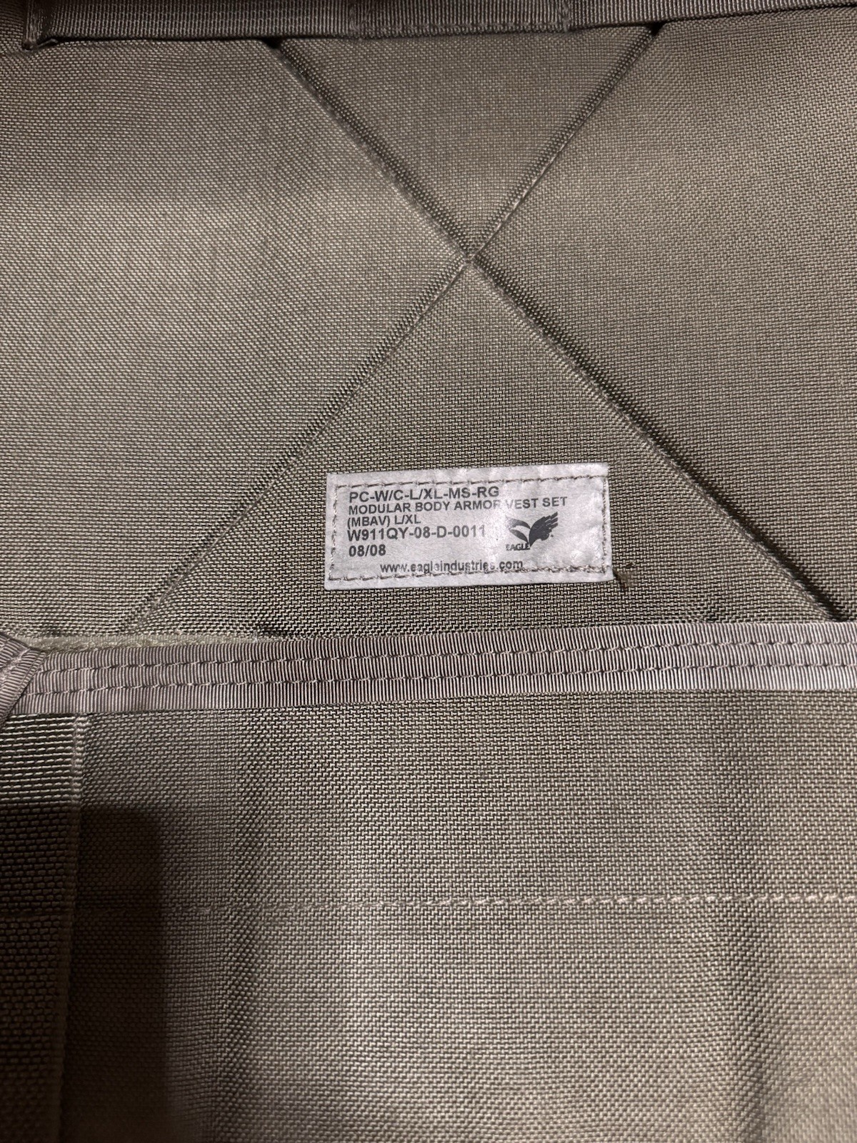 Eagle Industries MBAV Plate Carrier Green L/XL DELTA CAG SOF SURPLUS Loadout MAP