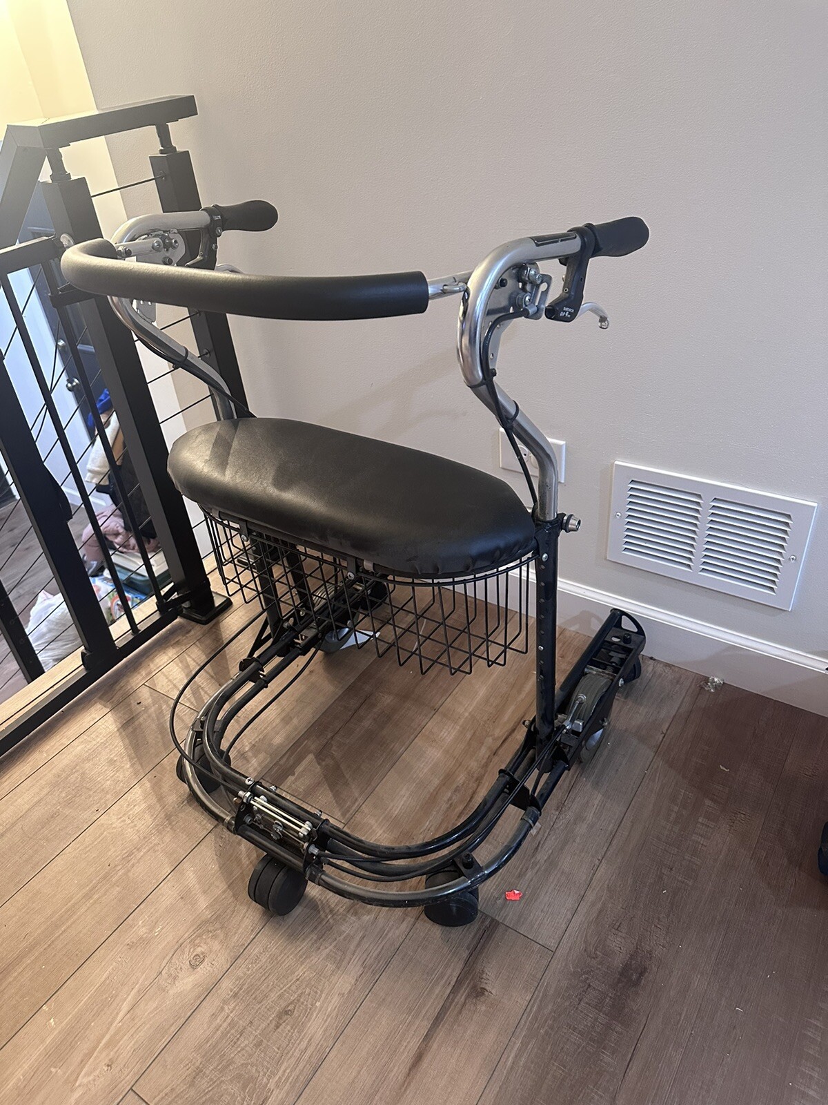 In Step Mobility Walker and Sit Down Chair