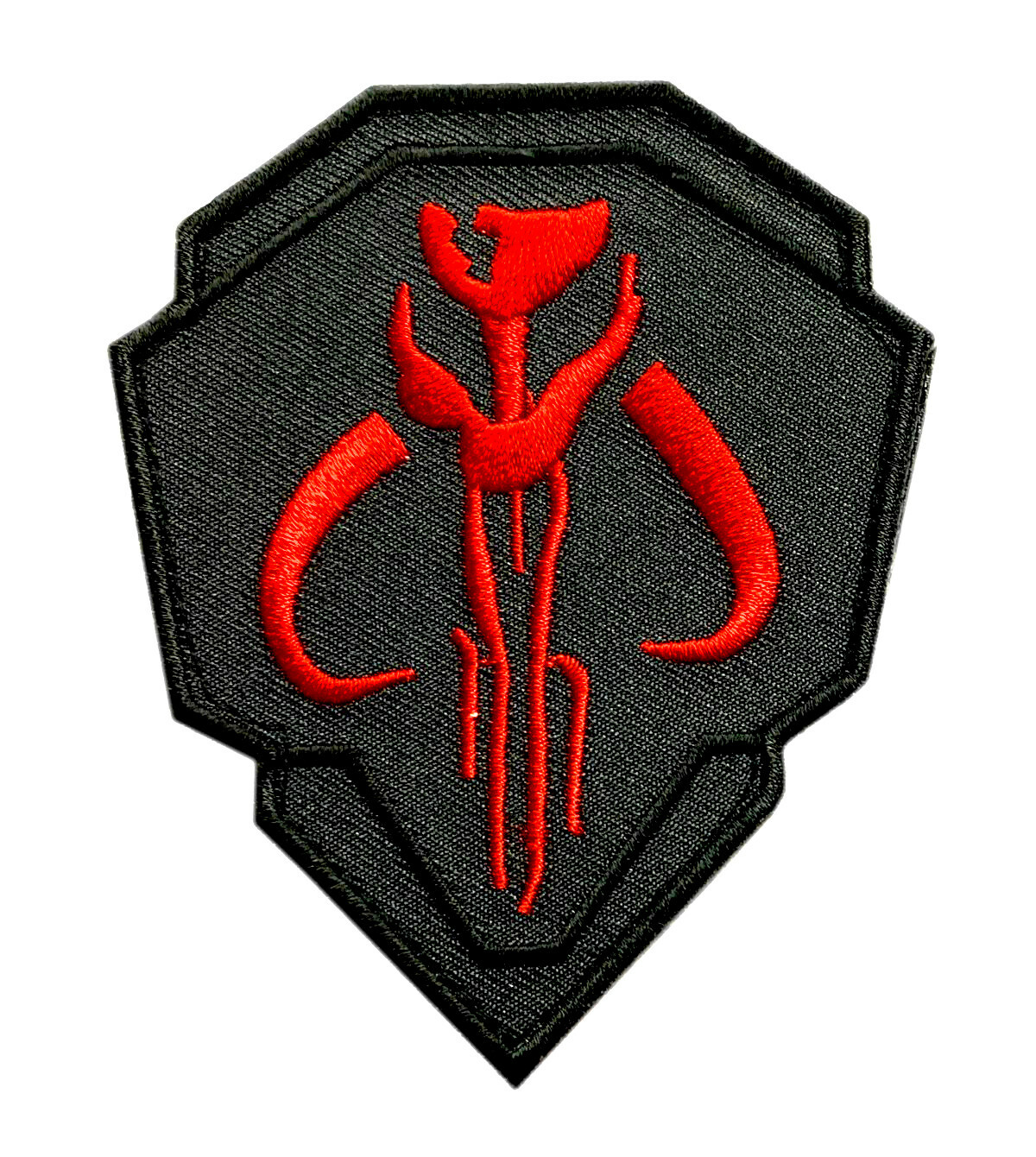 Mandalorian Bounty Hunter Boba Shield Patch [Hook Fastener - SW14