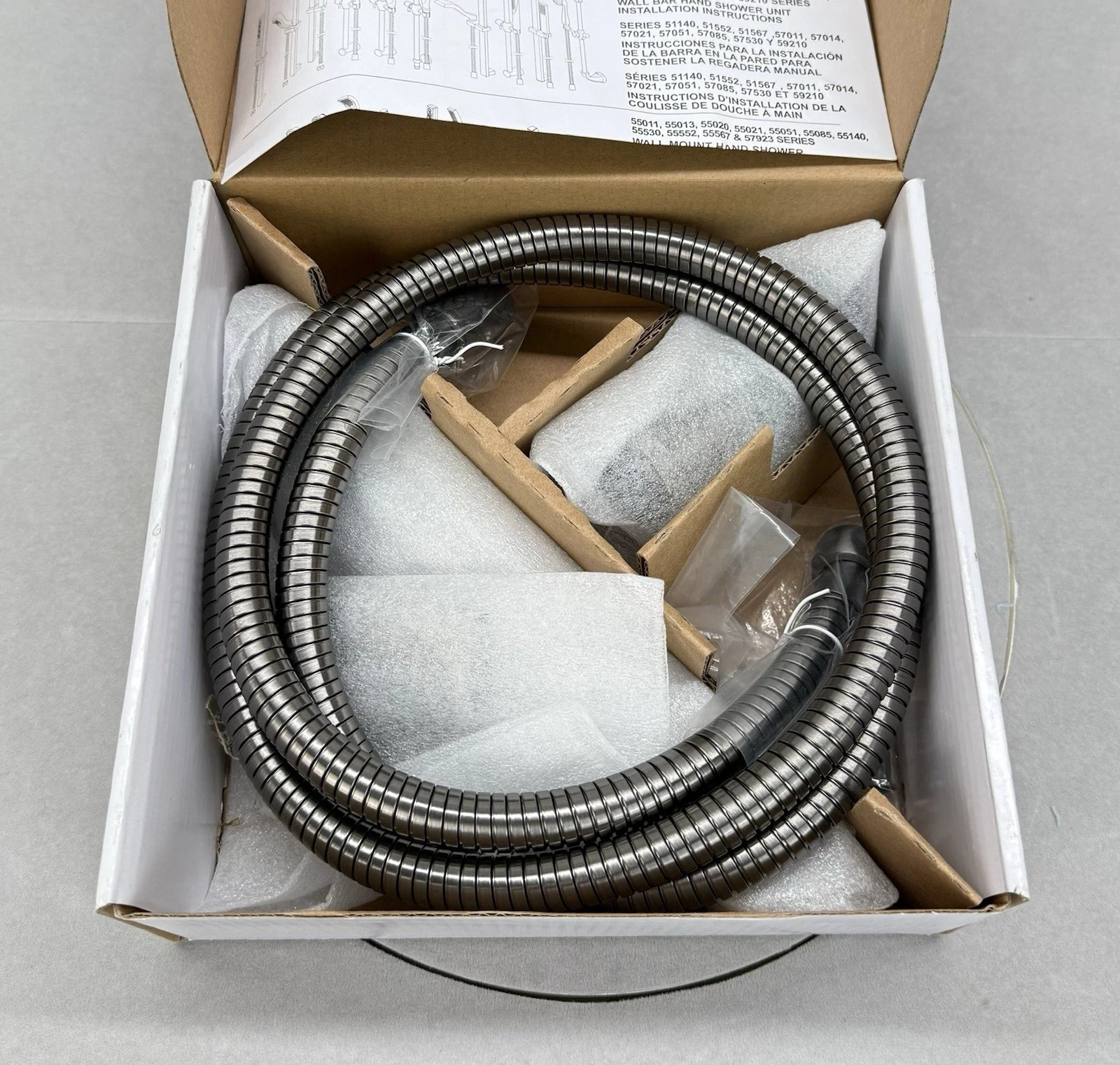 Delta 55567-KS-PR Ara Angular Single Function Hand Shower in Black Stainless