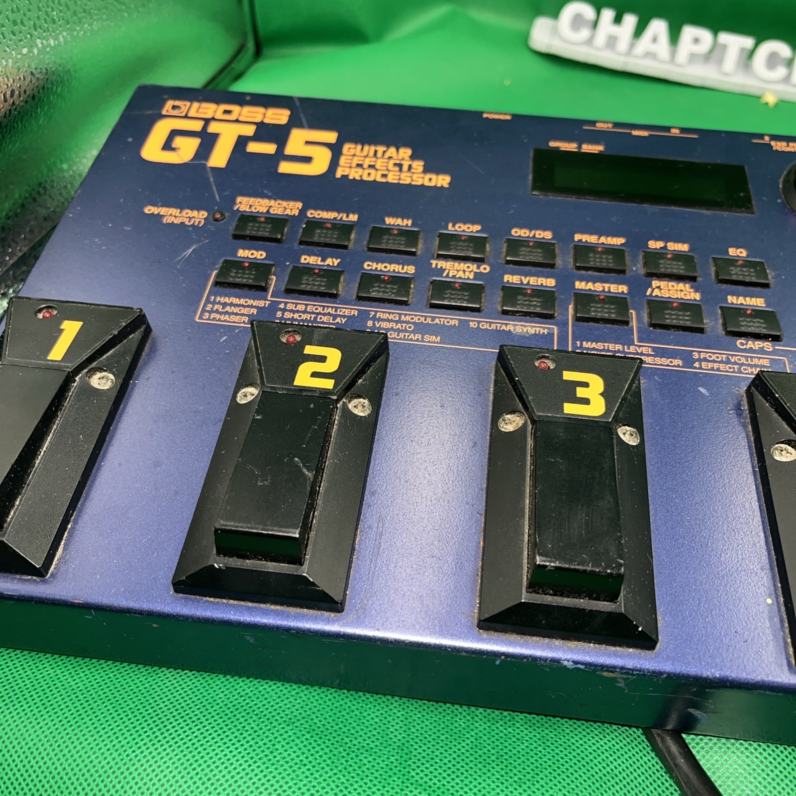 BOSS GT-5 Multi Effects Guitar Processor Pedal MIJ Tested Working