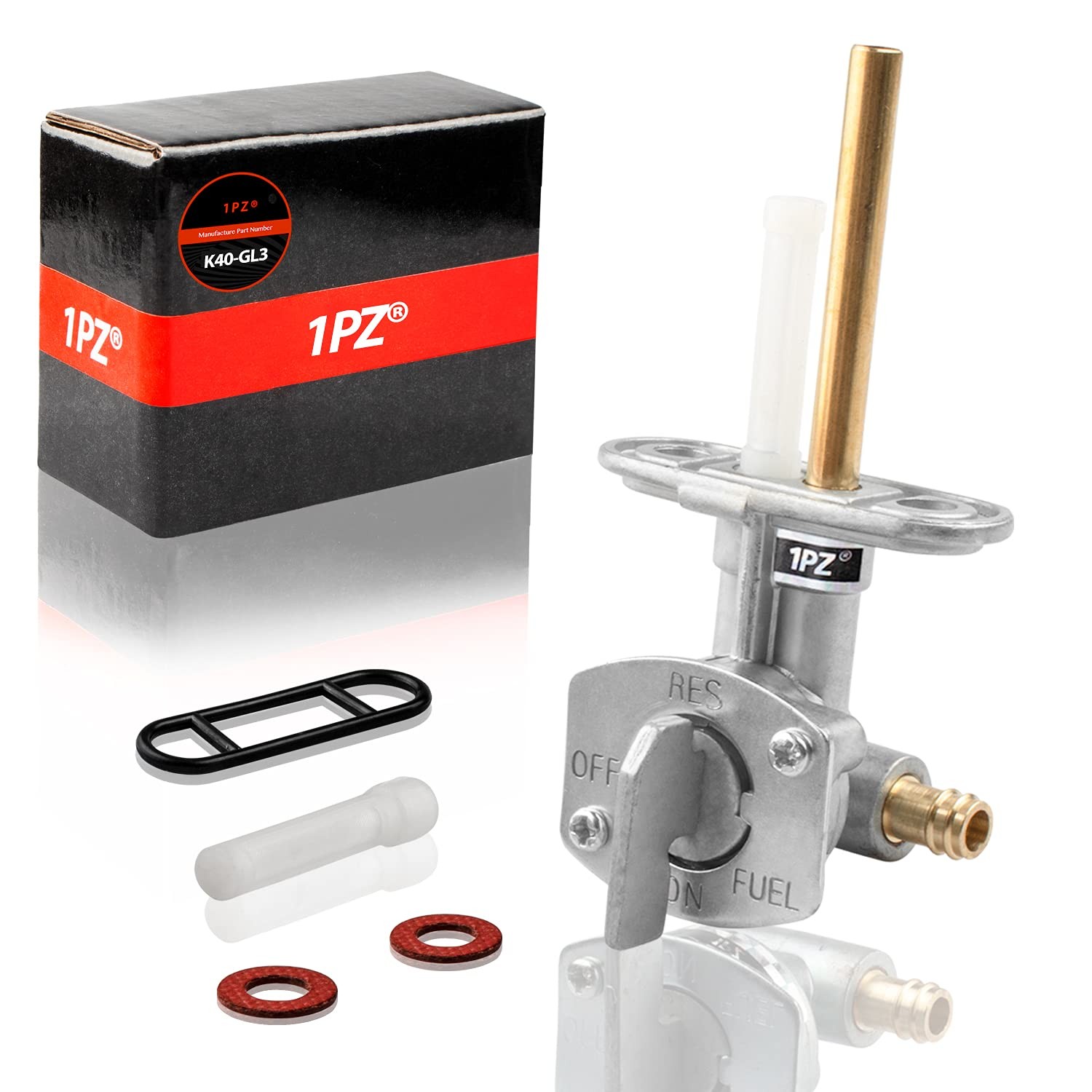 K40GL3 Fuel Valve Petcock Shut Off for Kawasaki Bayou 220 250 300 400 KLF220 ...