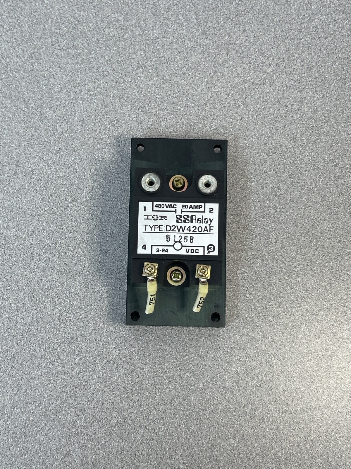IR D2W-420AF 480VAC 20A Solid State Relay