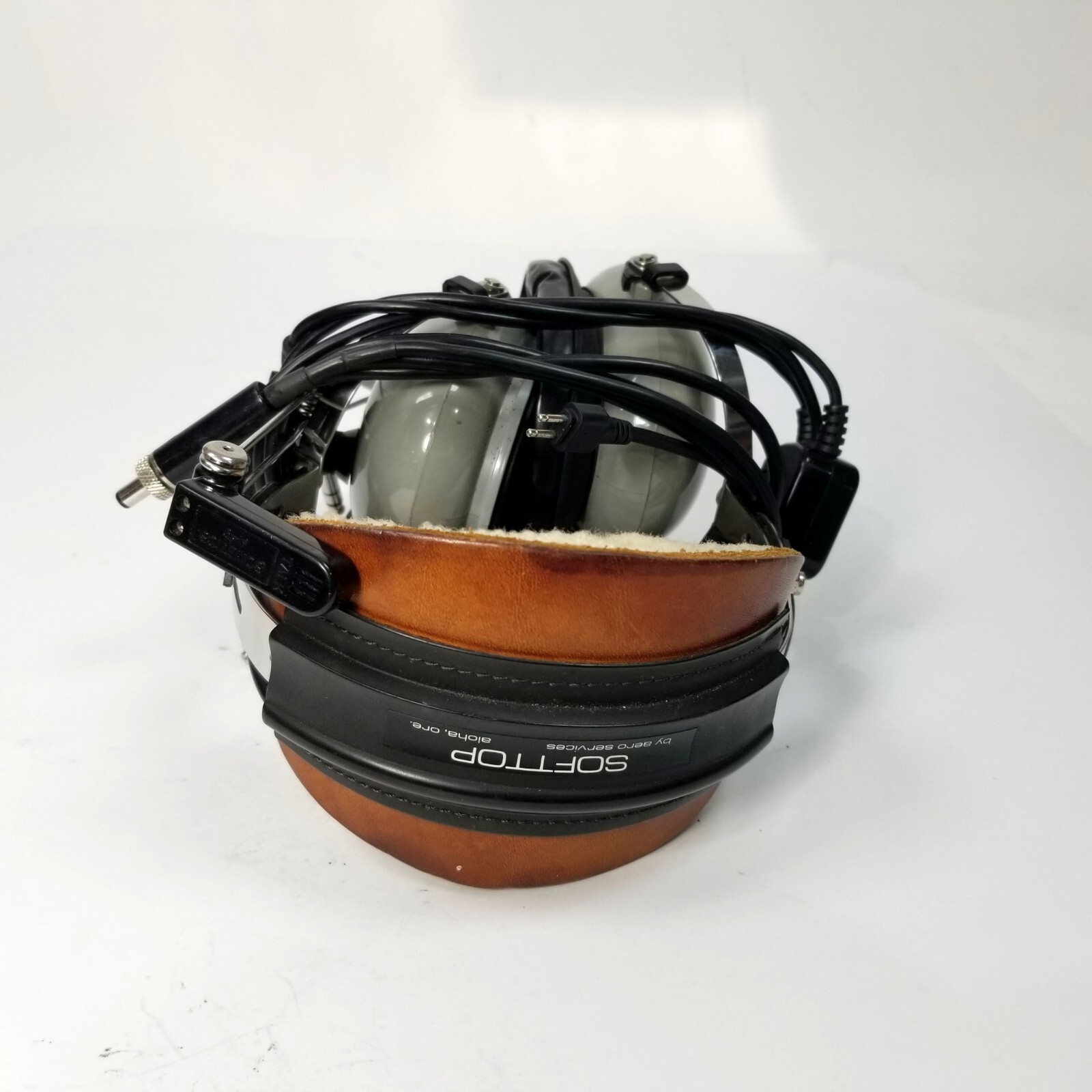Soft Comm Pilots Headset A-9 - Unknown Condition.