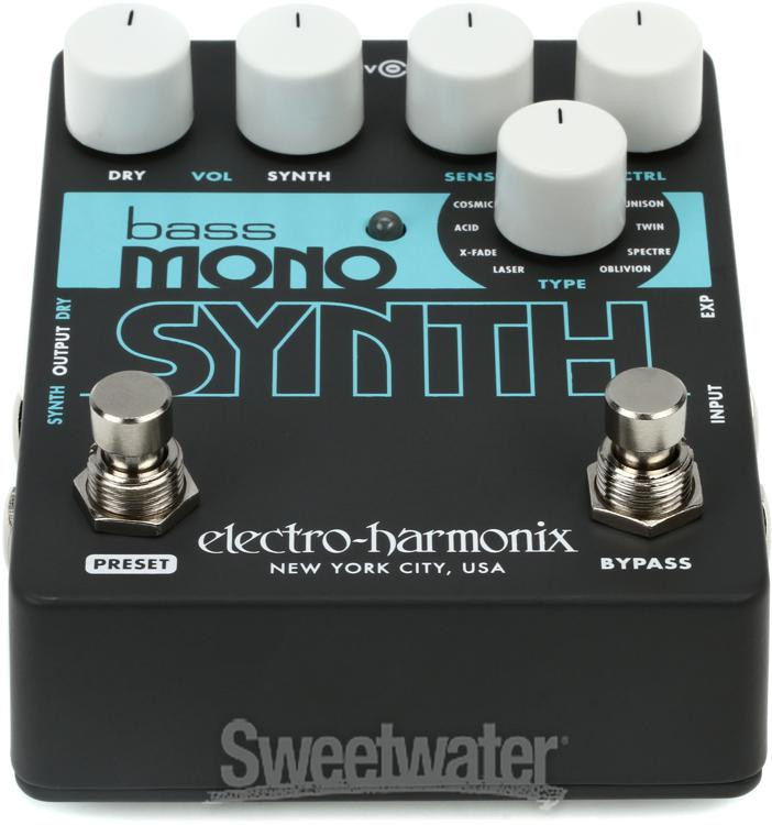 Electro-Harmonix Bass Mono Synth Synthesizer Pedal