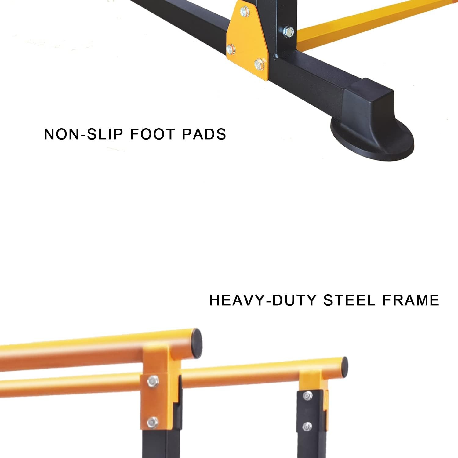 Multi-Function Dip Station for Home Gym - 600 lb Capacity - Dips & Pull-Ups