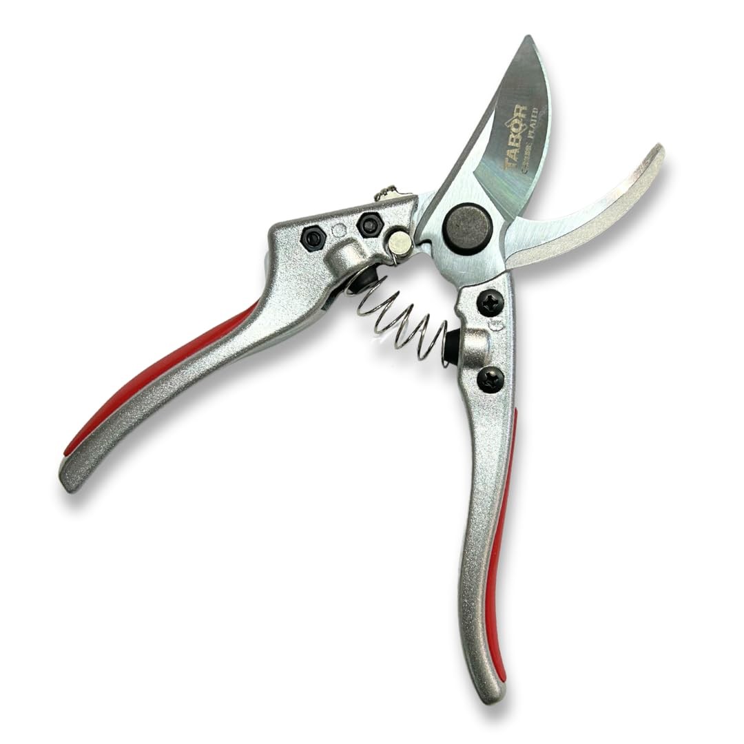 TABOR TOOLS S834A Bypass Pruning Shears, Makes Clean Cuts, Silver