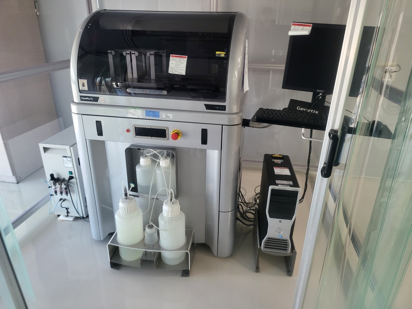 Genetix ClonePix FL Cell Line Selector Colony Picker 5X Fluorescent Imaging