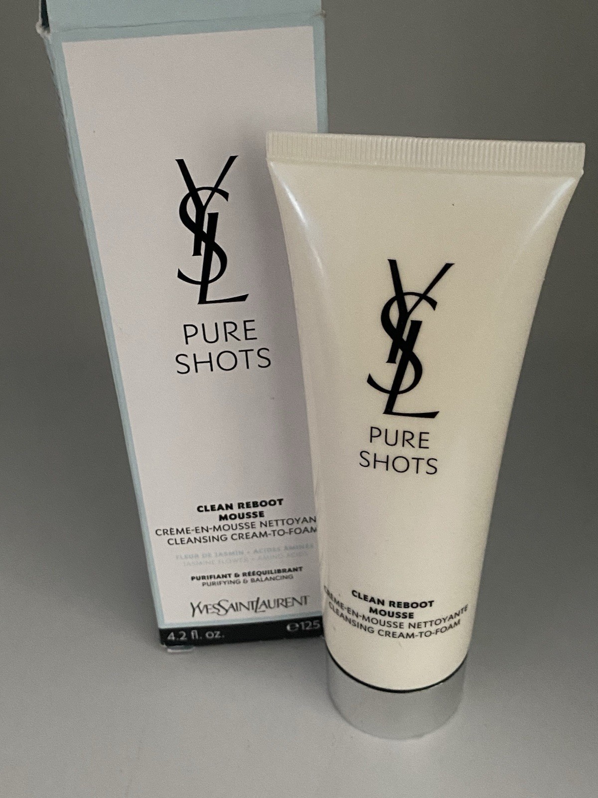 YSL Pure Shots Clean Reboot Mousse 4.2 Oz NIB