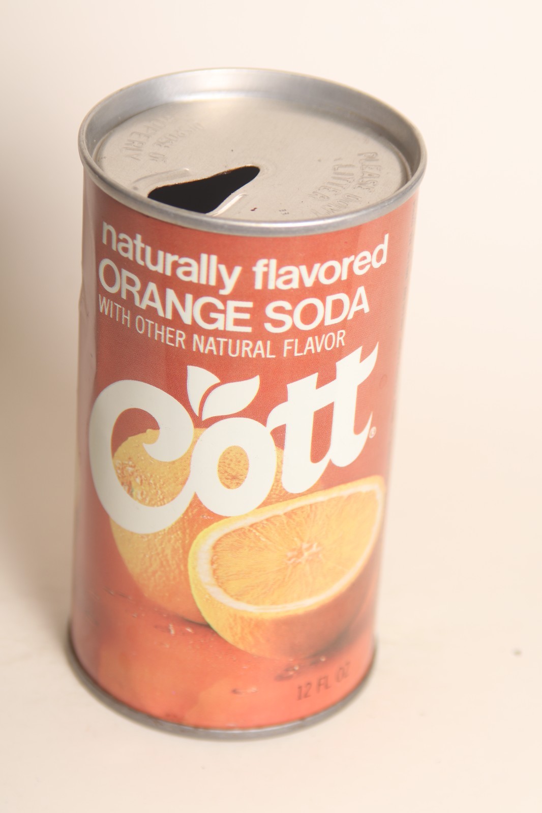 Cott Orange soda can