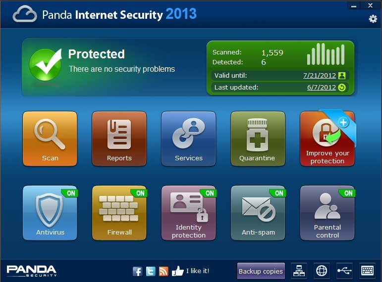 PANDA INTERNET SECURITY 2013 1 PC USER 2 YEAR! Activation License Key AntiVirus
