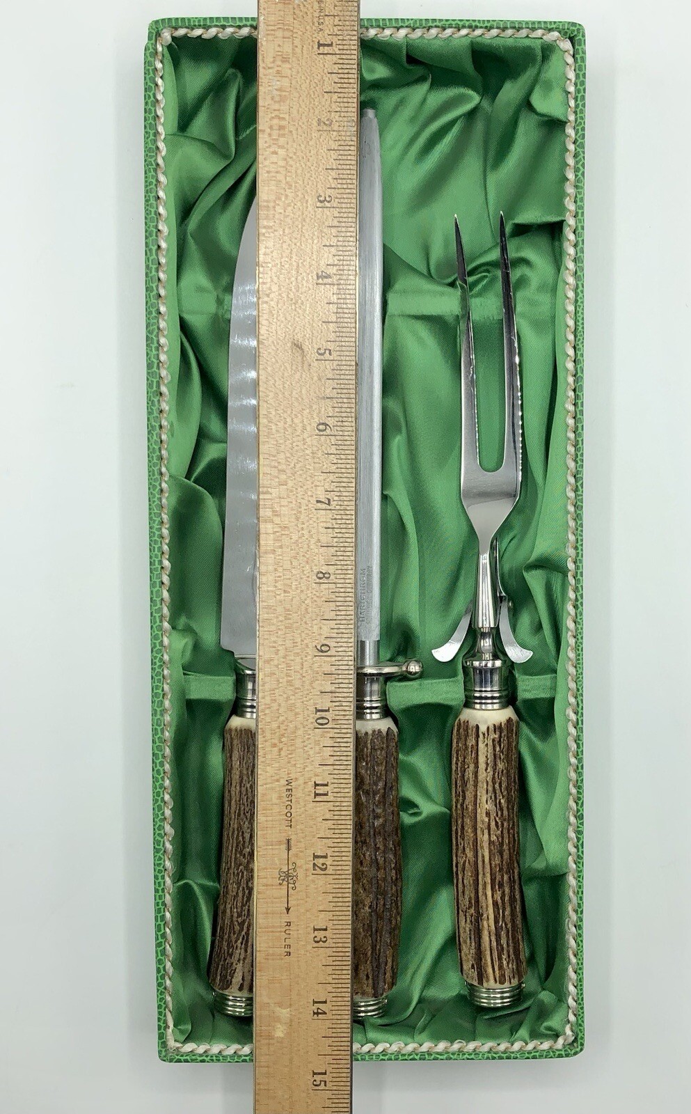 Solingen Germany Rostfrie Carving Set ~ Immaculate /b