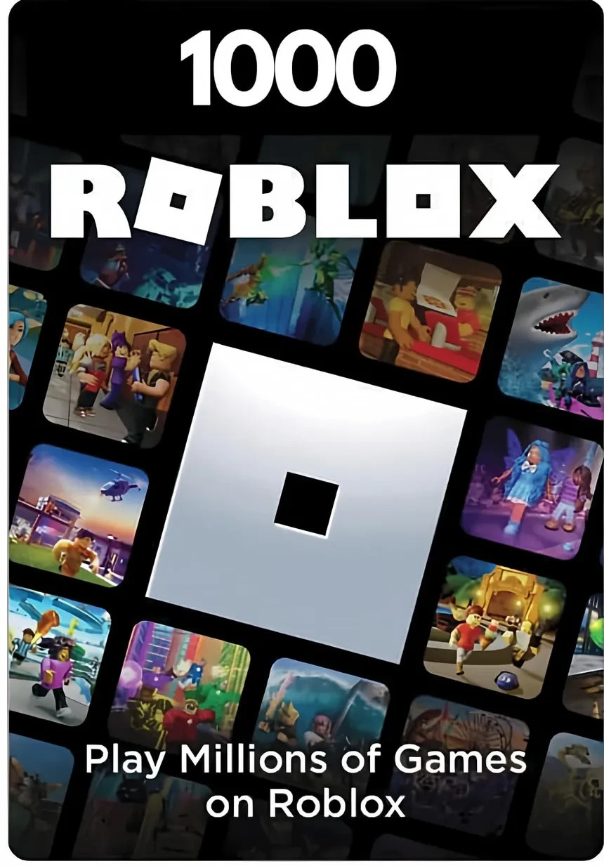 Roblox Gift Card 1000 Robux Key GLOBAL