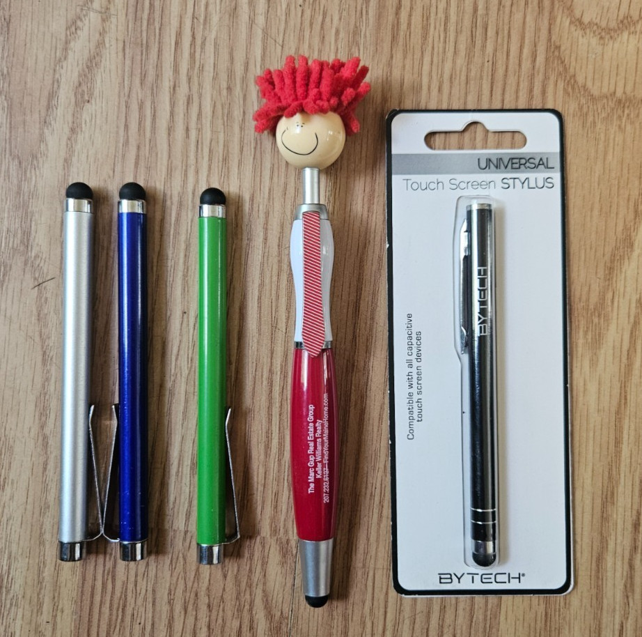 Lot 5 Touch Screen Stylus Pens Universal Capacitive Stylus BYTECH New & Used