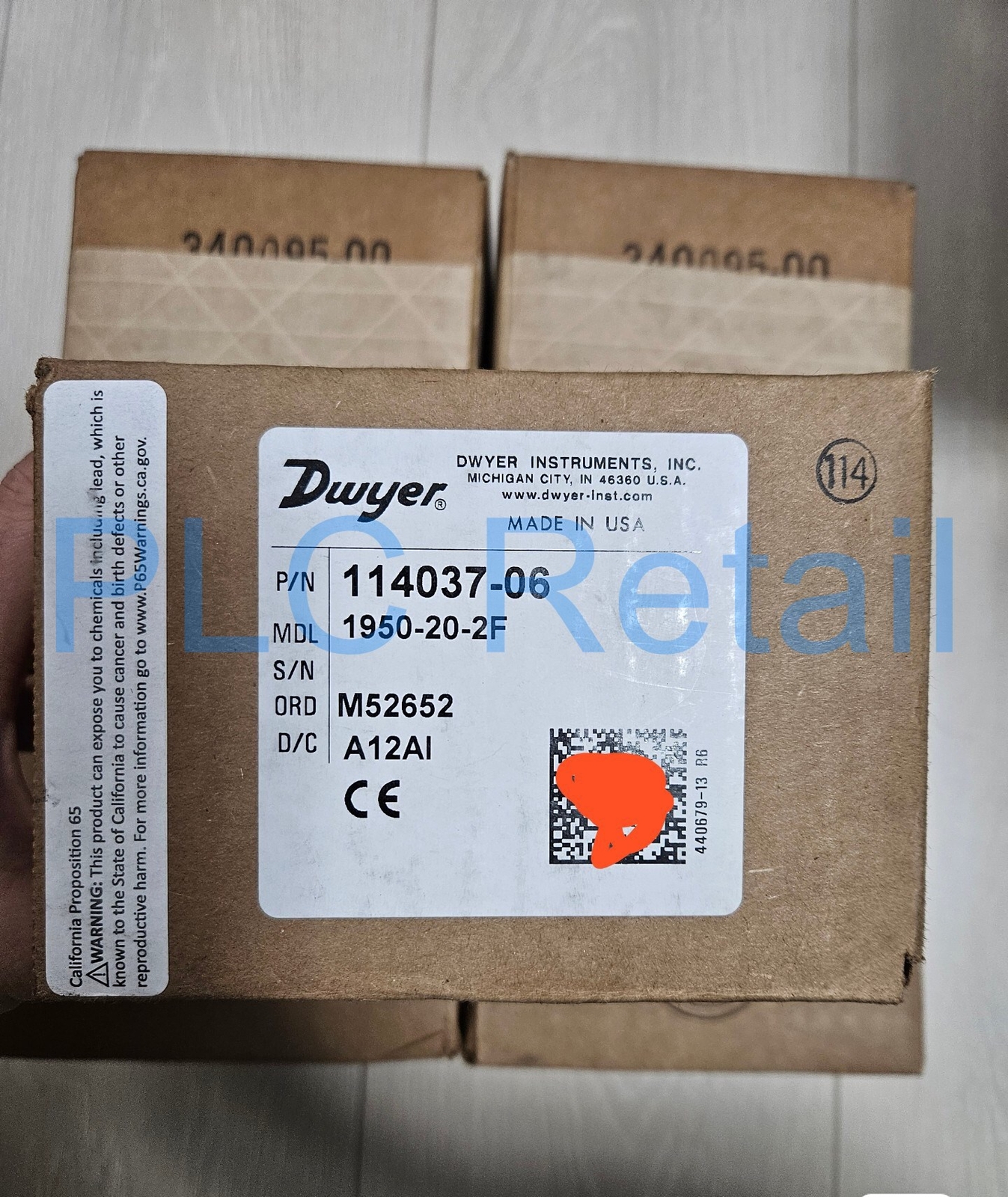 NEW Dwyer 114037-06 1950-20-2F Differential pressure switch Fast transportation