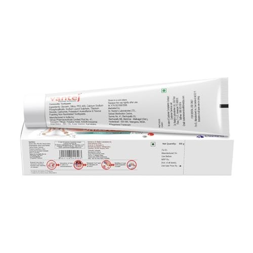 Vantej Sensitivity Protection Toothpaste 100g Dentist Recommended 3Pcs with 2027