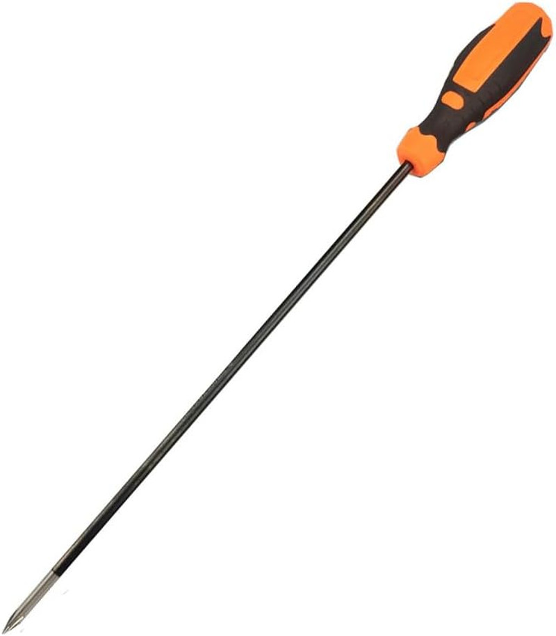 Extra Long Cross Phillips Slotted Screwdriver 6 x 100 mm Magnetic Screwdriver