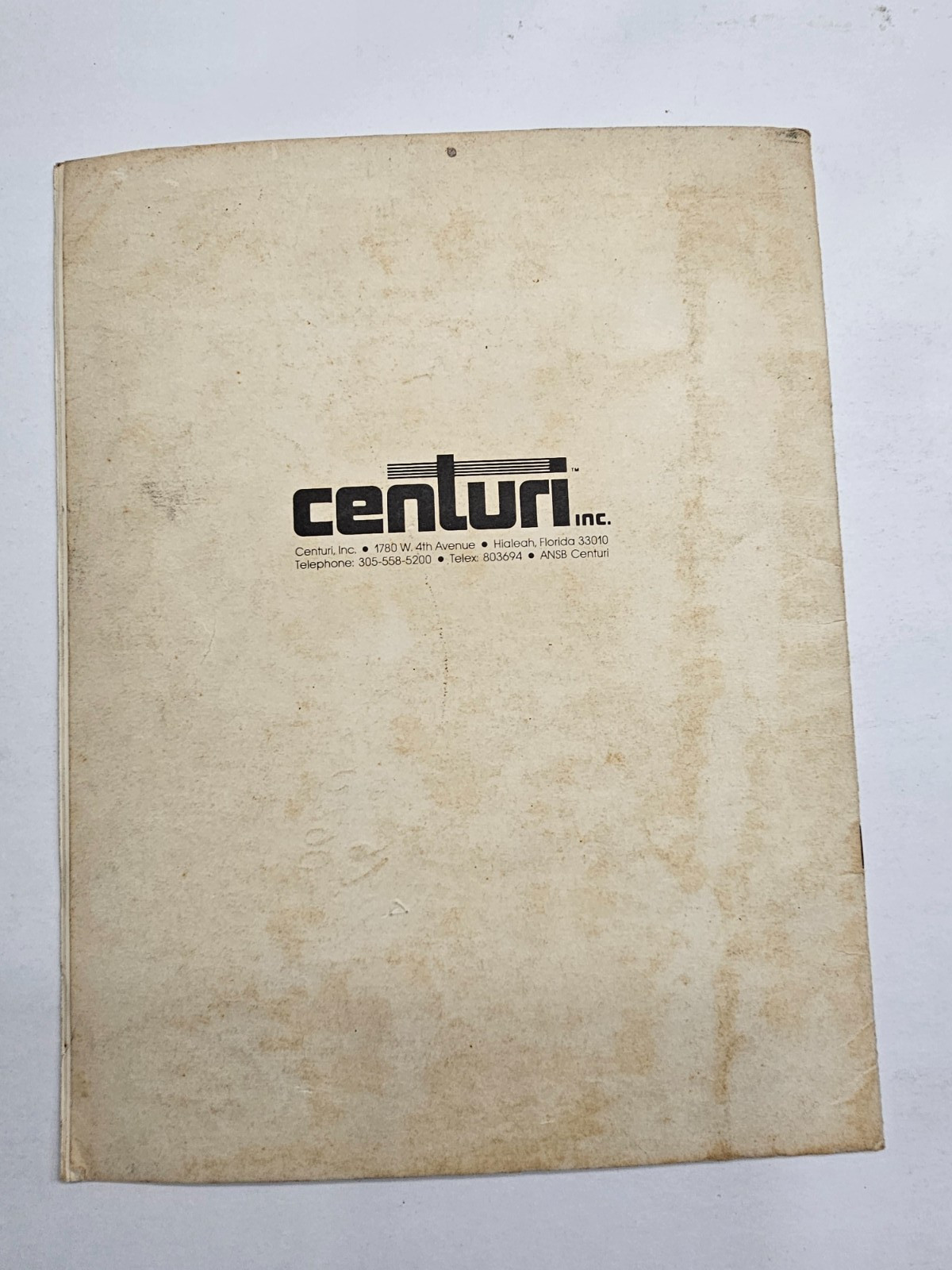 ORIGINAL CENTURI HYPER SPORTS CONVERSION KIT UPRIGHT ARCADE INSTRUCTION MANUAL