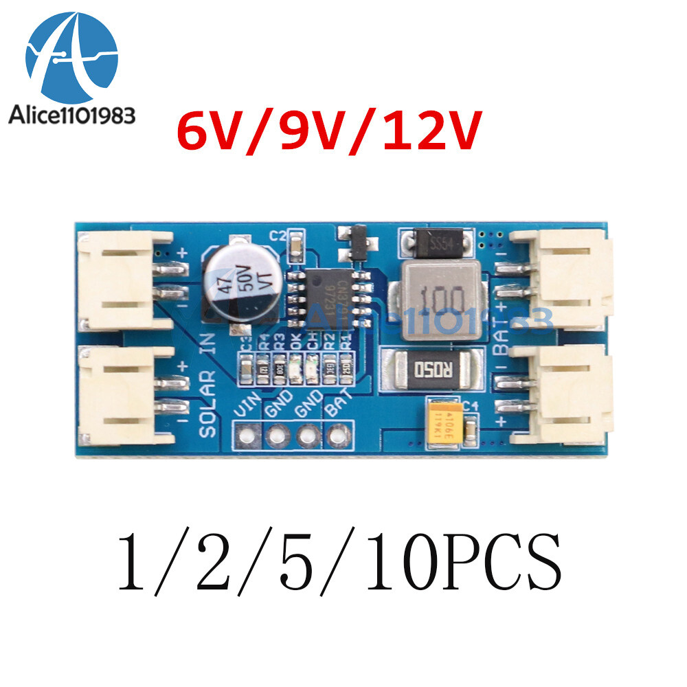 6/9/12V MPPT Solar Panel Charger Li-ion Battery Charging Regulator Module Lots
