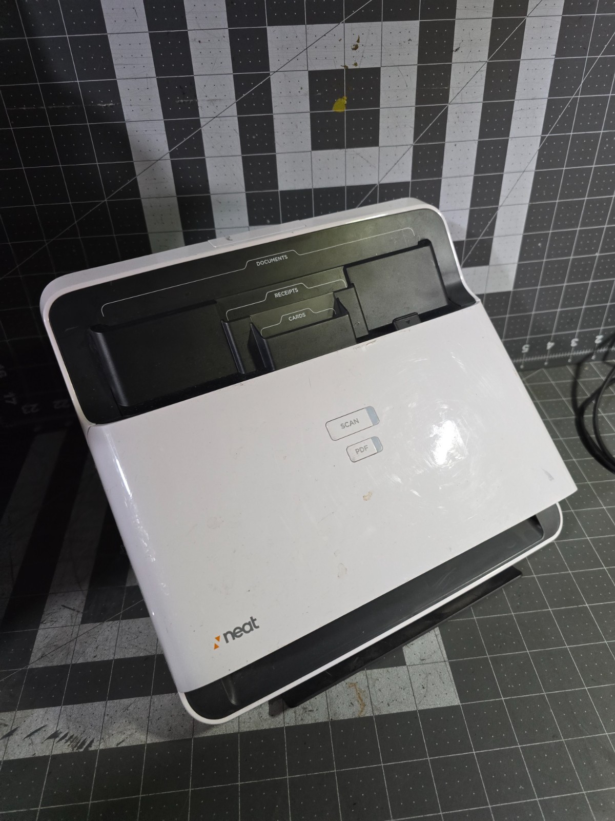 Neat NeatDesk Desktop Scanner & Digital Filing System ND-1000 Untested White