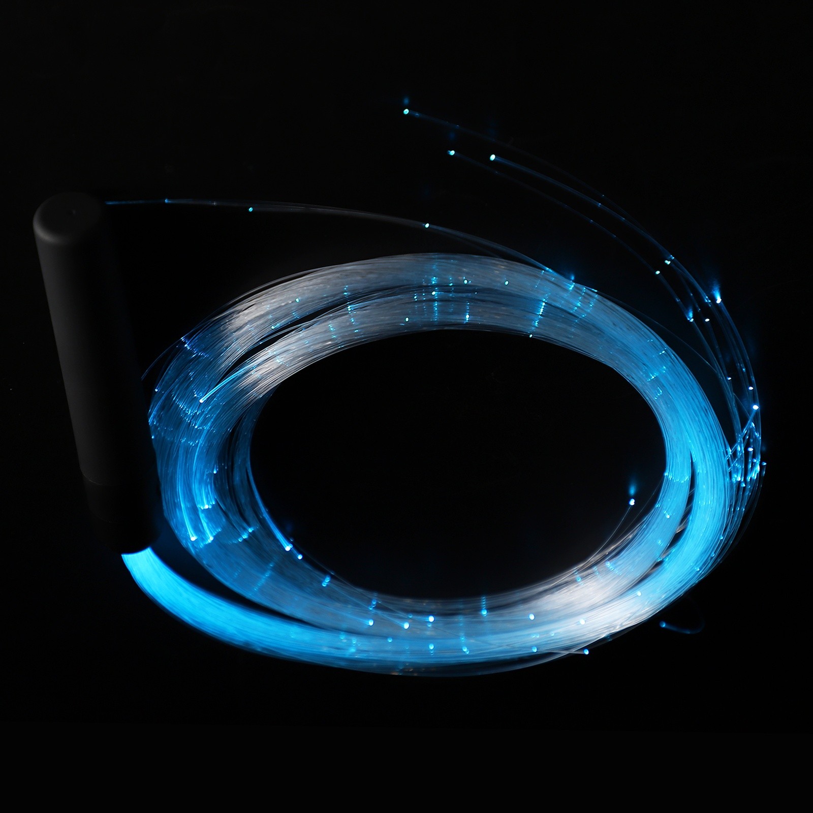 LED Fiber Optic Whip Dance, 6ft 7 Colors 22 Rainbow Lights Effect Modes Pixel