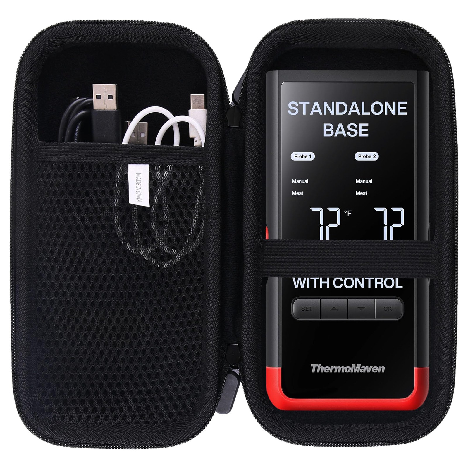Hard Carrying Case Compatible with ThermoMaven P2/G2/G4/ThermoMaven 3000FT Sm...