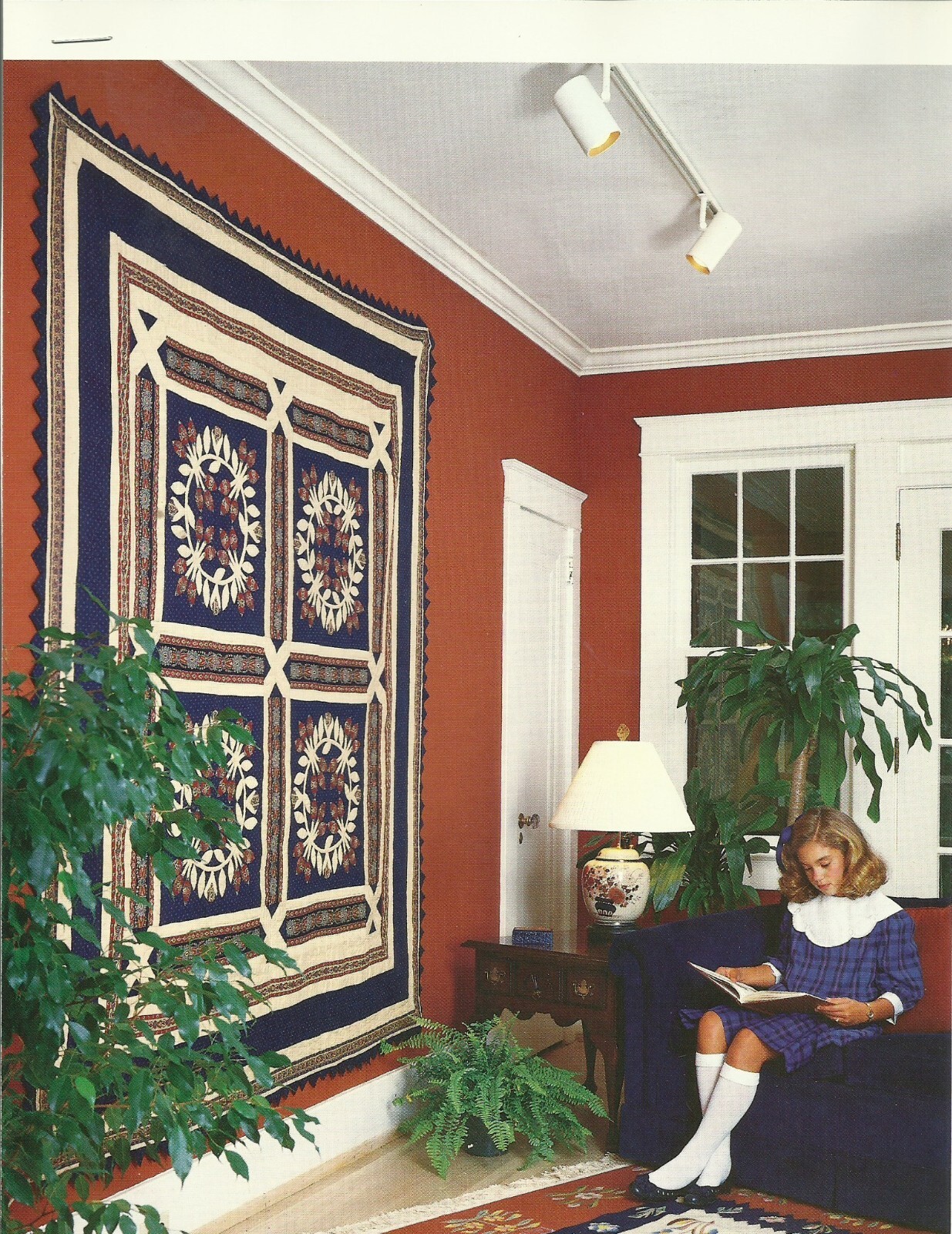 E0144  BALTIMORE WREATH WALLHANGING   QUILT  PATTERN/INSTRUCTIONS