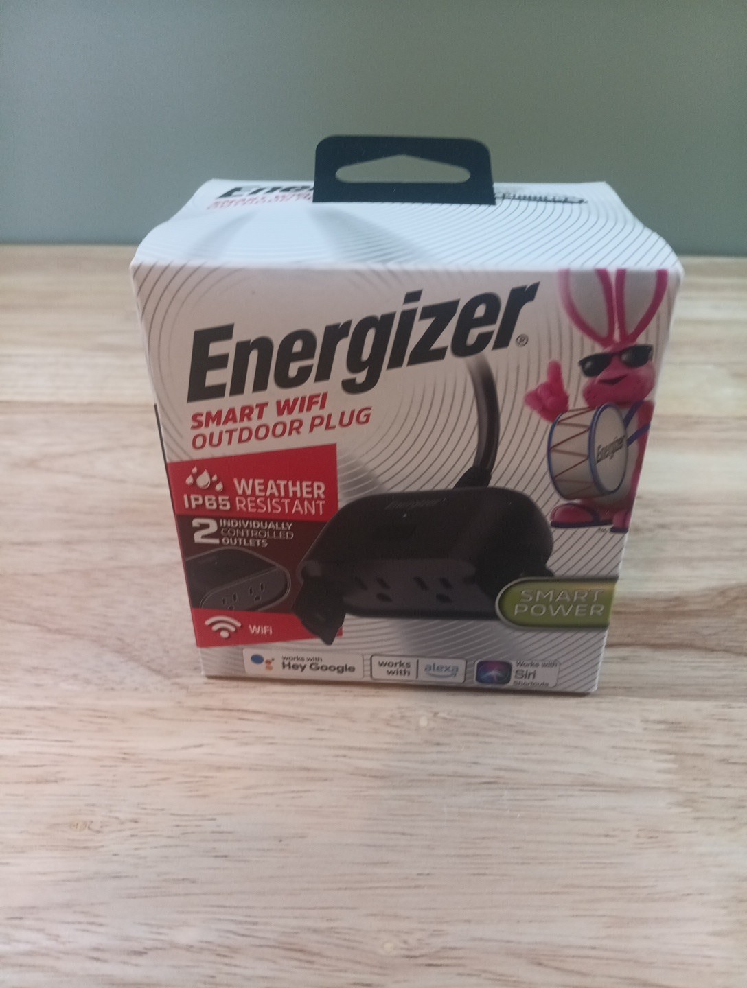 Energizer Smart WiFi Outdoor Plug 2 Individually Controlled Outlets New