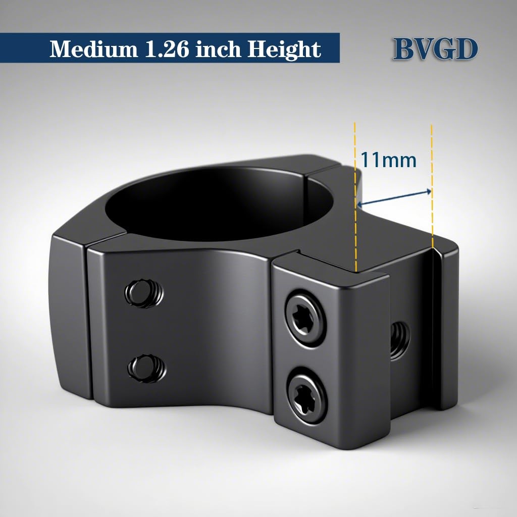 Bvgd 30Mm Dovetail Scope Rings High Profile Medium Profile And Profile 30Mm