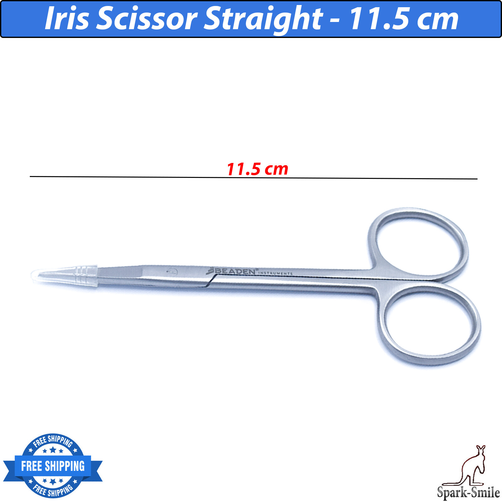 Surgical Iris Straight Tissue Scissors Gum Stitch Veterinary Laboratory Tools CE