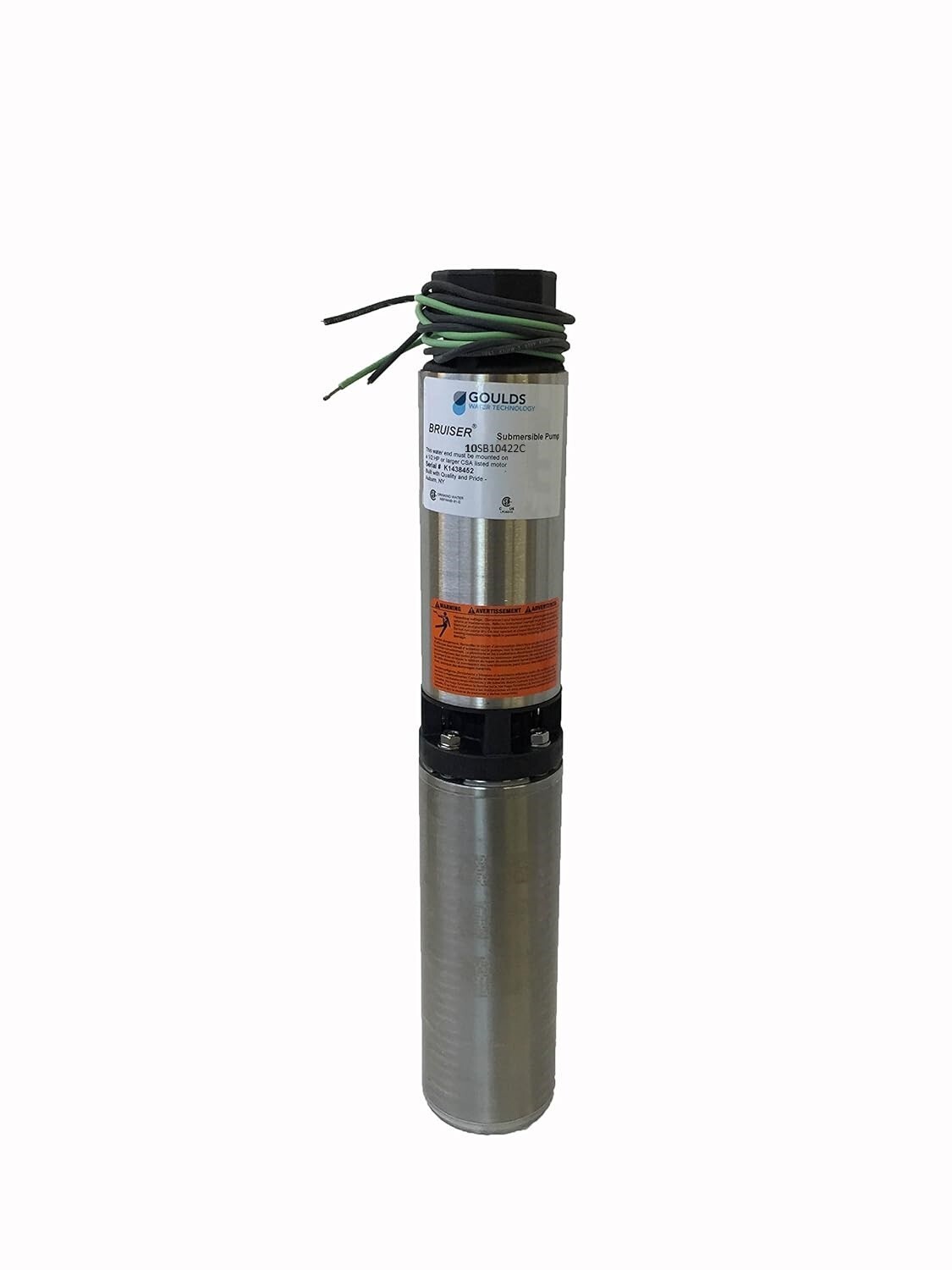 Goulds 10SB10422C 1hp 1/60-230v 4" ,,2 Wire, 12 stg NIB Submersible Well Pump