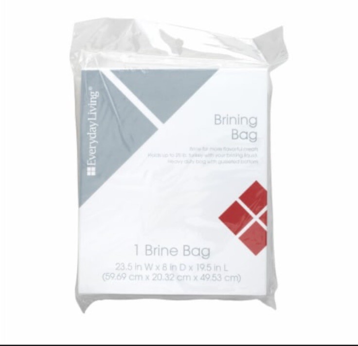 Brining Bag-Everyday Living 23.5inW X 8inD X 19.5inL✅MEAT BRINING BAG✅NEW 5 PACK