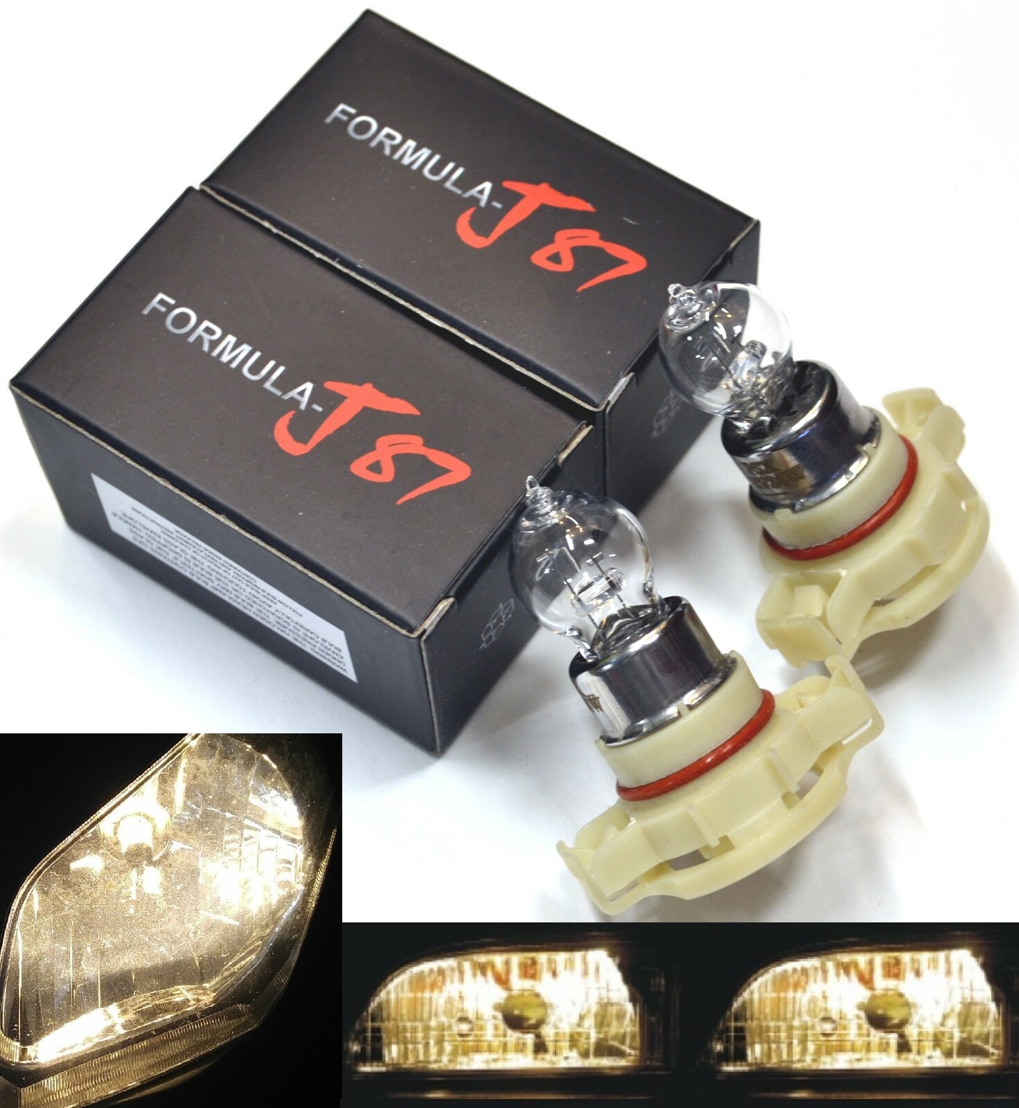 Halogen PSX24W 2504 24W 3800K Stock Two Bulbs Fog Light Replacement Plug Play OE
