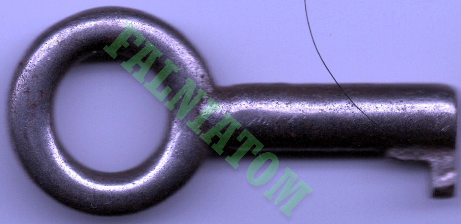 Vintage Hollow Barrel Skeleton Key - Approx 1.25" Long