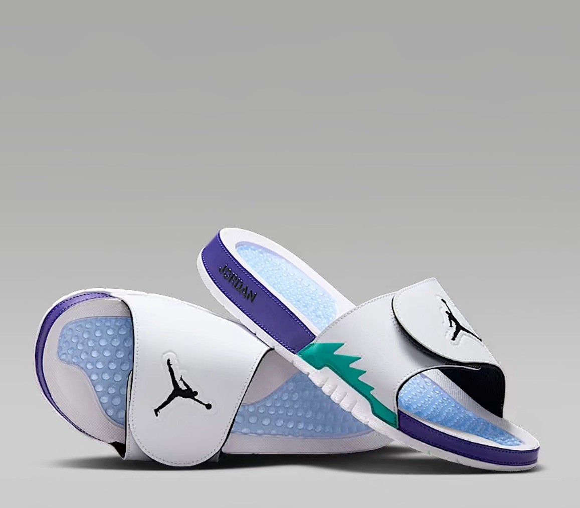 🔥Nike Air Jordan Hydro V 5 Retro Slides Sandals White 555501-103 Mens Size 9-13