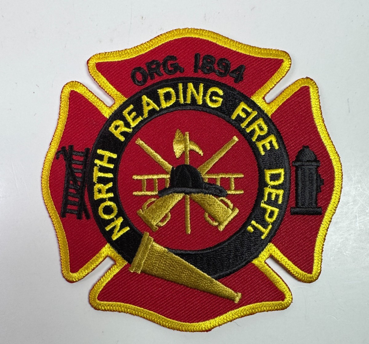 North Reading Fire Massachusetts MA Rescue Patch O1