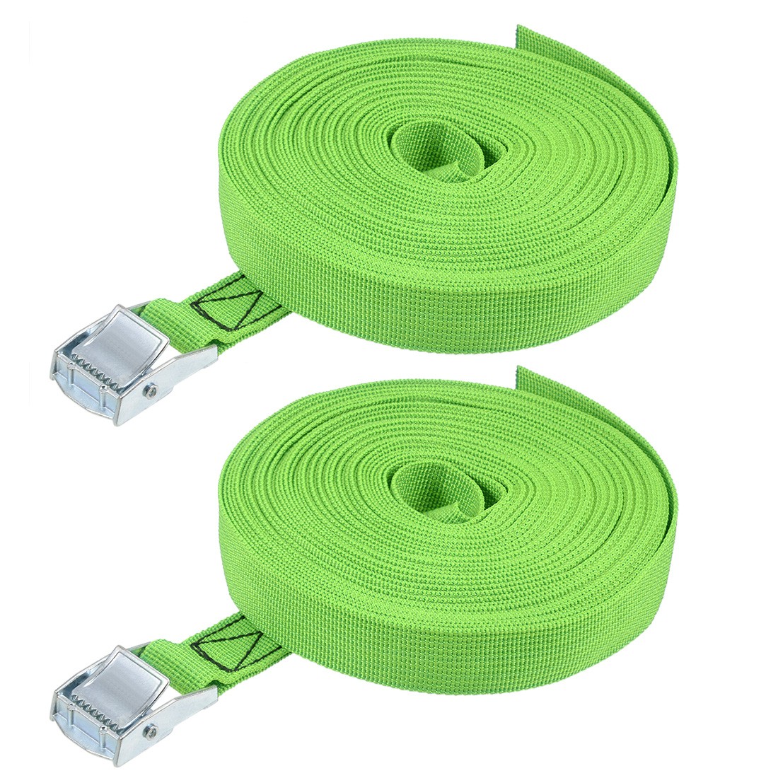 Lashing Strap 1" x 39' Cargo Tie Down Straps Up to 551Lbs Green 2pcs